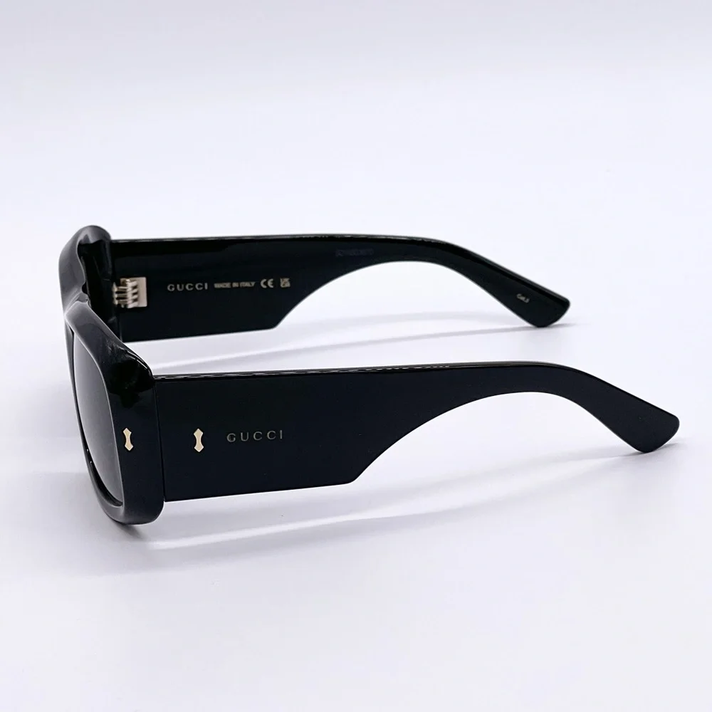 NEW GUCCI GG1080S 001 OVERSIZED SUNGLASSES GUCCI GG1080S BLACK EYEWEAR